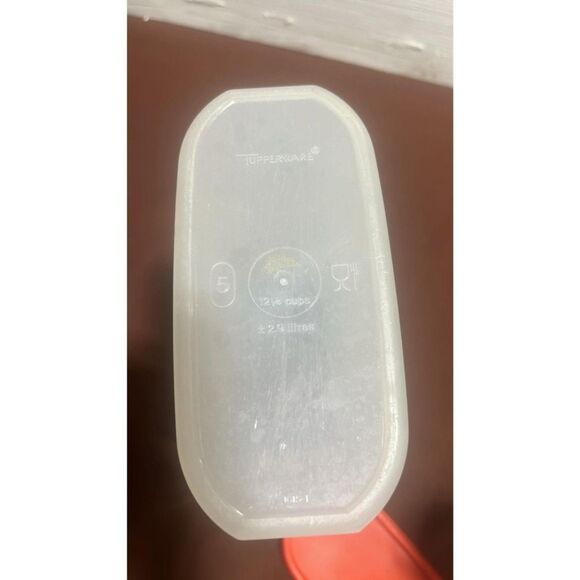 Vintage Tupperware 1615 Modular  12 1/4 cups Red lid - Picture 4 of 4